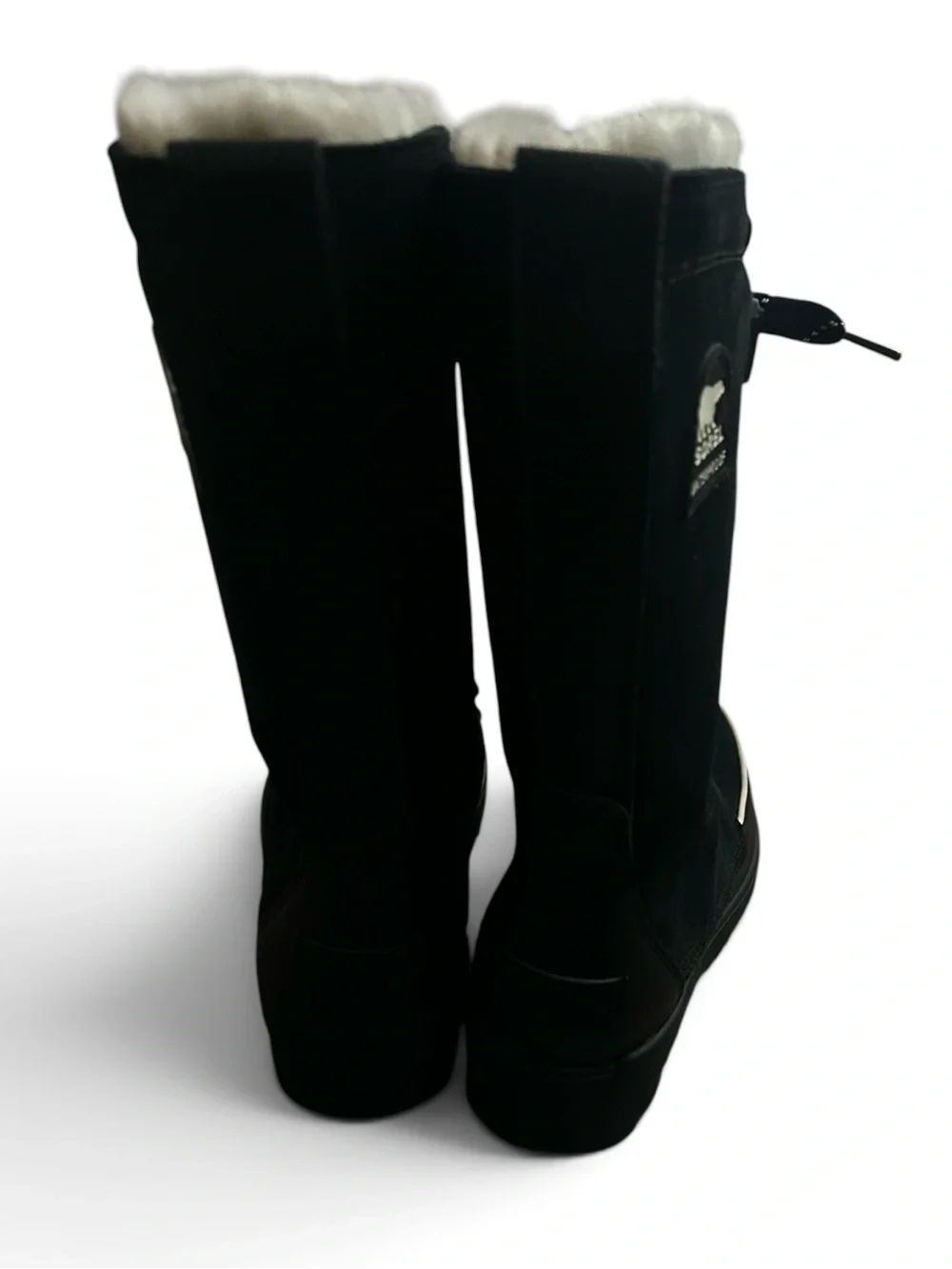 Sorel Tivoli IV Tall Waterproof Boots in black Sherpa Size 7.5 EUC